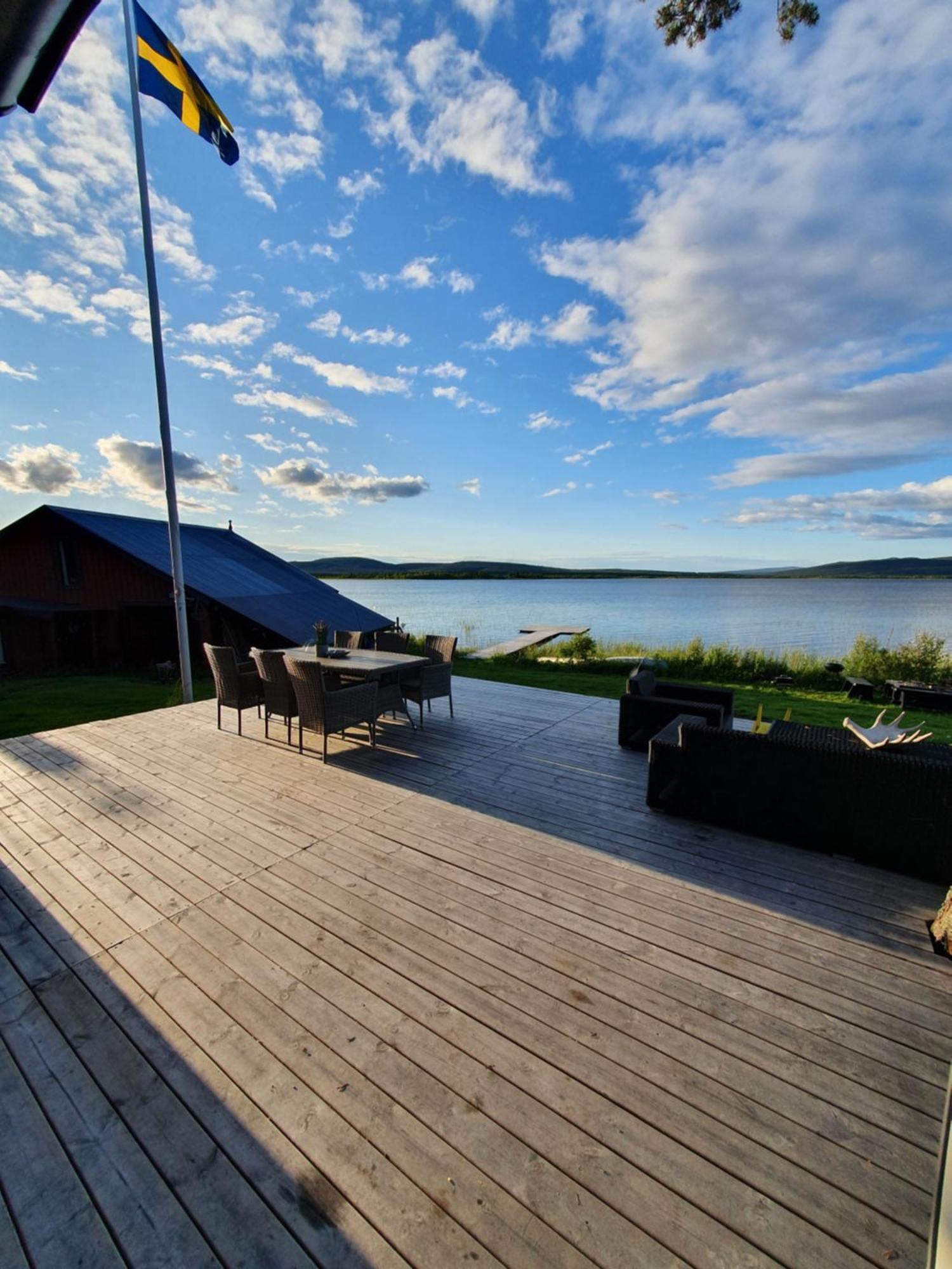 Camp Caroli Wooden Cabins Jukkasjärvi Dış mekan fotoğraf