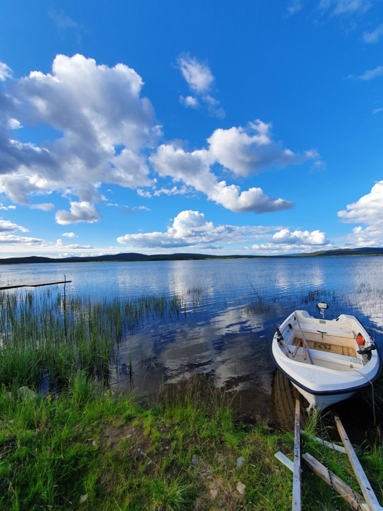 Camp Caroli Wooden Cabins Jukkasjärvi Dış mekan fotoğraf