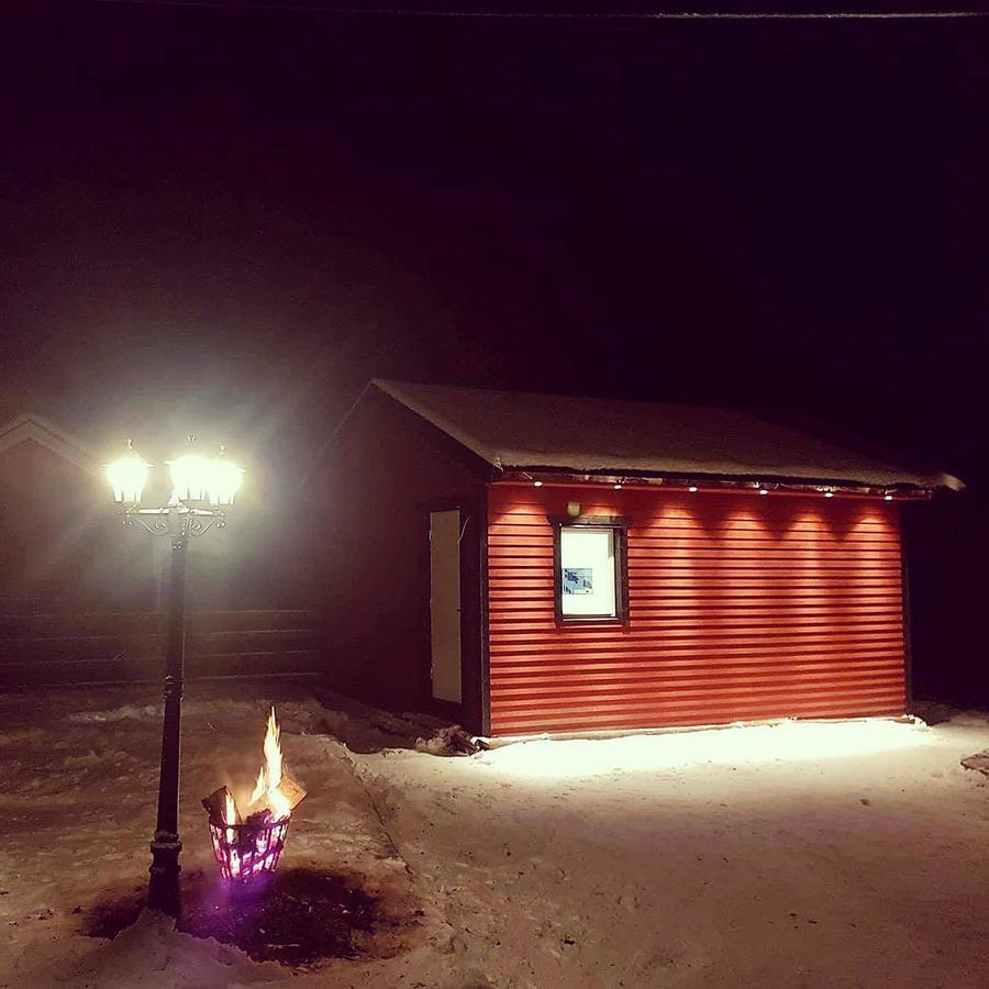 Camp Caroli Wooden Cabins Jukkasjärvi Dış mekan fotoğraf