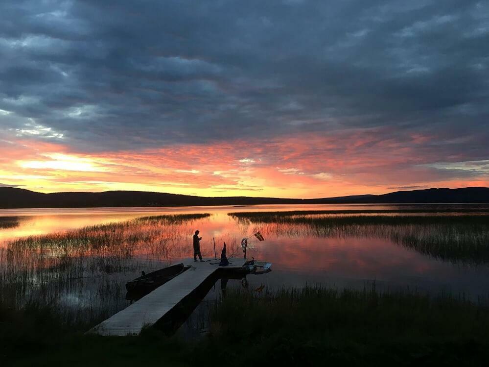 Camp Caroli Wooden Cabins Jukkasjärvi Dış mekan fotoğraf