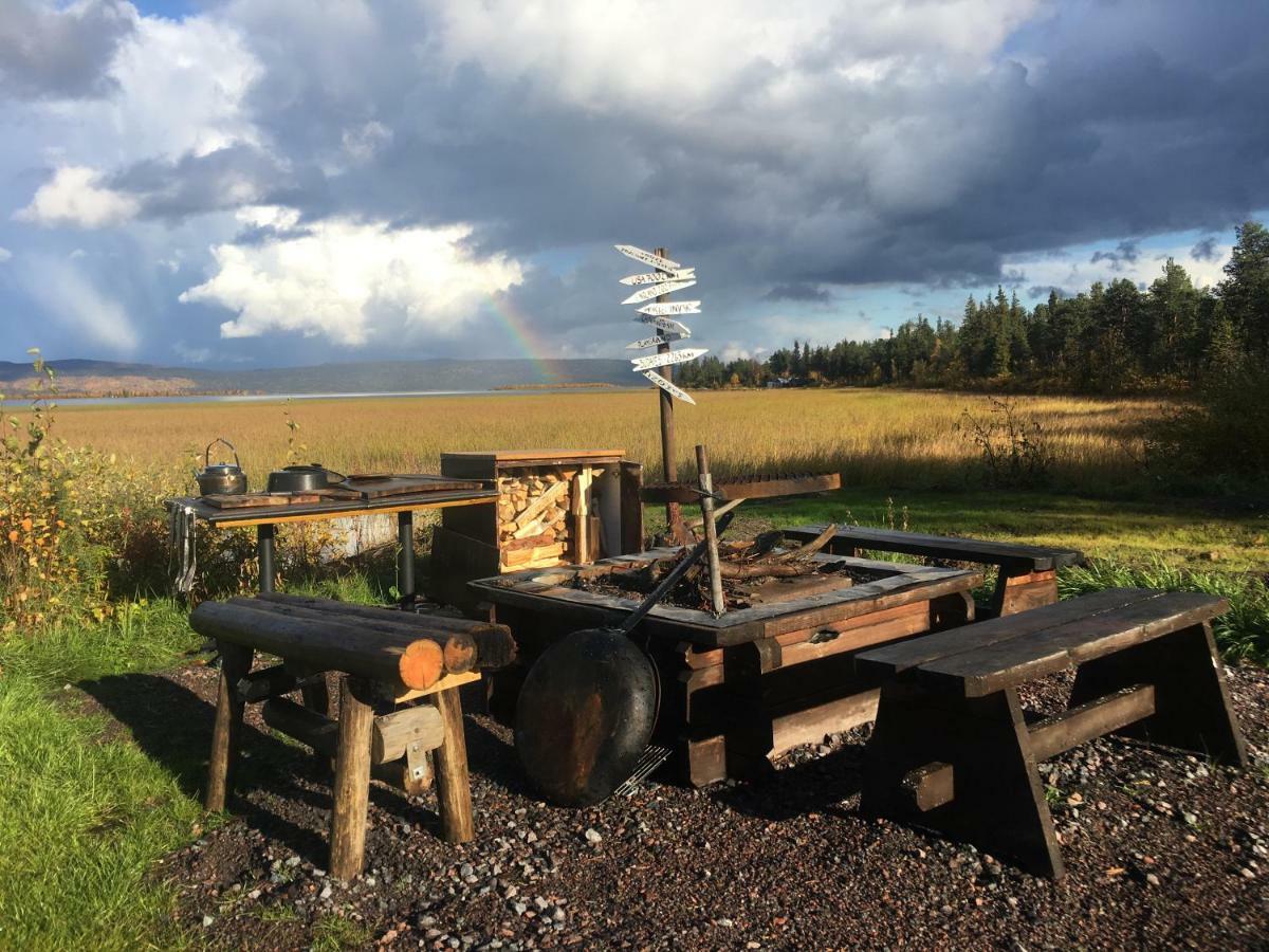 Camp Caroli Wooden Cabins Jukkasjärvi Dış mekan fotoğraf
