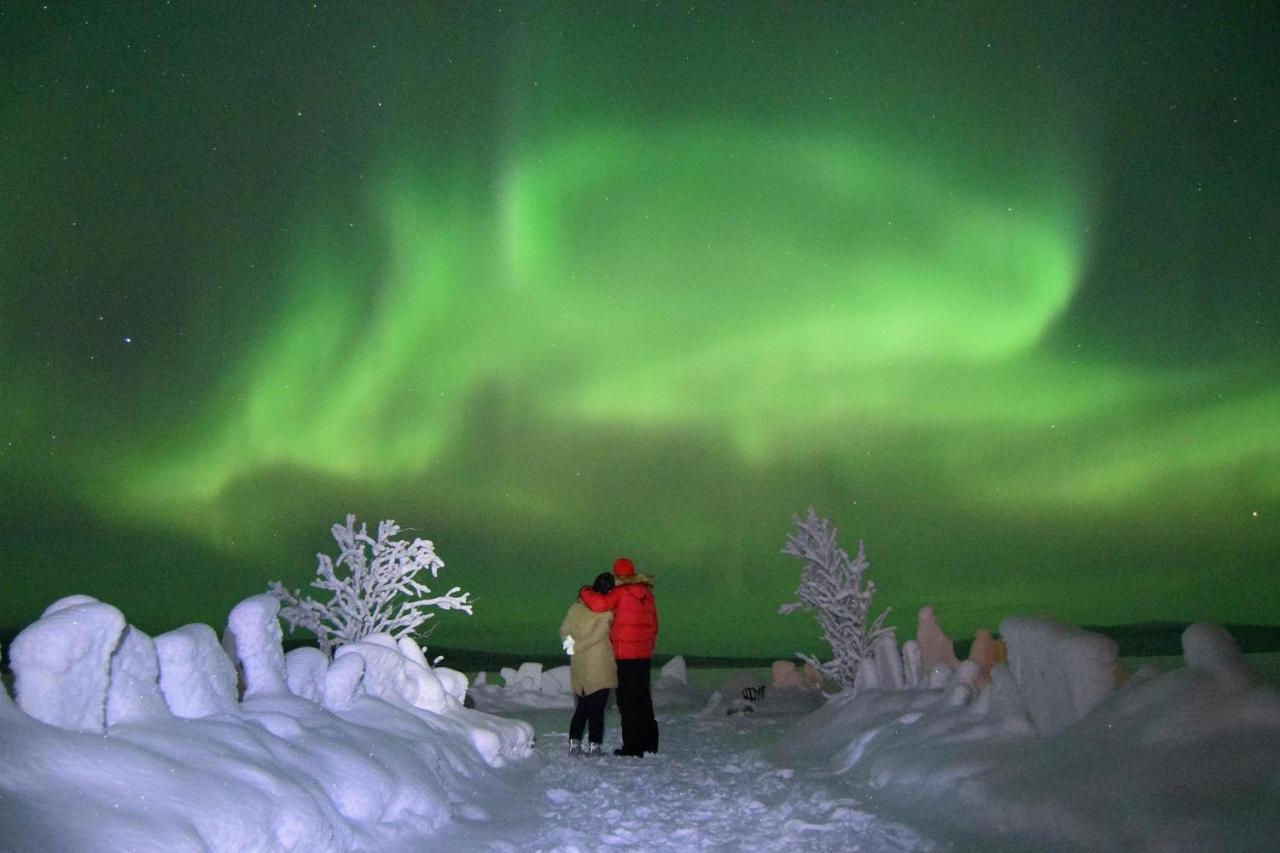 Camp Caroli Wooden Cabins Jukkasjärvi Dış mekan fotoğraf